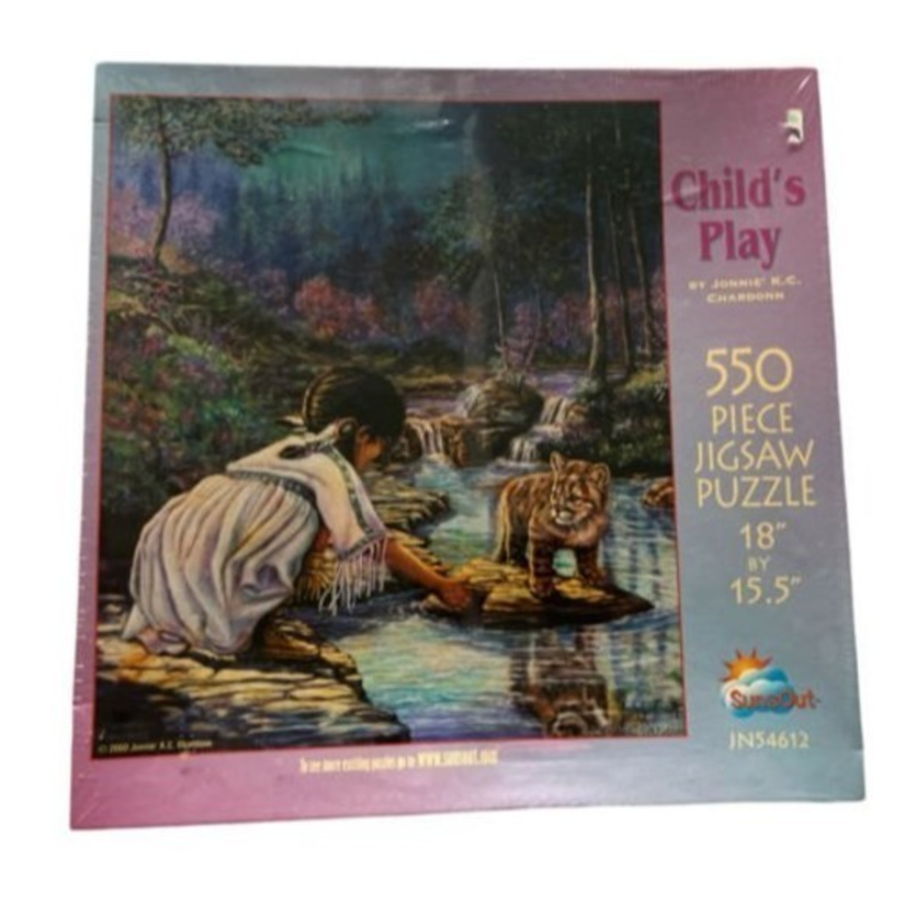 Child's Play‎ Jigsaw Puzzle by SunsOut 18"x15.5" 550 Piece New Factory Sealed